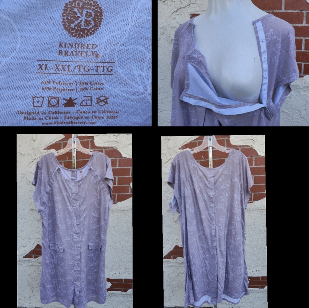 Kindred Bravely Universal Labor & Delivery Gown